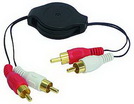 Cinch-Kabel Verlängerung 2x RCA,2x RCA, 1,35m