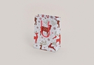 GESCHENKTUETE ELCH ROT PAPIER 11X6X16CM