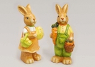 HASE STEHEND PAPPMACHE SORT.48CM