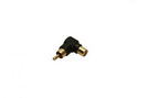 Adapter 1x Cinch (St.) - 1x Cinch (90° Bu.) gold black