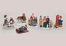 MINIATUR WEIHNACHTSFIGUREN POLY 6-F.S.5-7CM