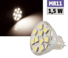 LED-Strahler McShine, MR11, 12V, 10 SMD LEDs, 150Lm, warmweiß
