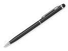Metallkugelschreiber mit blauschreibenderMine und mit Funktion "Touch Pen".