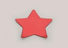 TELLER STERN ROT KUNSTST. 27CM}