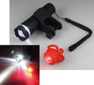 Fahrrad-Leuchtenset ''FLS Zoom'', 1W Focus Lampe + LED-Rücklicht