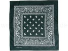 BA-012 Bandana Kopftuch paisley schwarz weiß