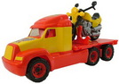 LKW-Plattform + Rennmotorrad 'Bike'