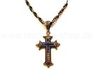 KHH-13 Hip Hop Kette - Kreuz1 kupfer