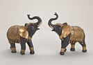 ELEFANT GOLD POLY 2-F.S.20X9X21CM