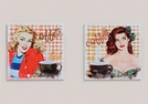 WANDBILD A.KEILRAHMEN COFFEE 2-F.S.40X40CM