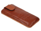 Star-Case® di base ''lavato'' universal size ''ML'' echt Leder Tobacco