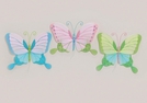 SCHMETTERLING M.BINDE-DRAHT KUNST.3-F.S.24X22