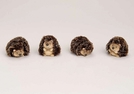 IGEL TON/KUNSTFELL SORT. CA. 5X4X5CM