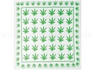 BA-038 Bandana Hanfpflanze grün weiß