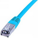 Netzwerk-Kabel CAT-5e Patchkabel 5m (Twisted Pair), blau