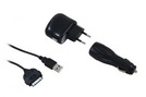 Ladeset (3 in 1) für Apple iPhone 4S black