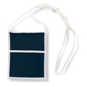 Non-woven flat travel pouch