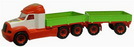 New Horizons LKW mit Anhänger im Display