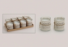WINDLICHTGLAS LOVE YOUR HOME M.WACHS 8X7CM}