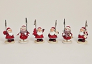 KARTENHALTER WEIHNACHTSFIGUR POLY SORT.9CM