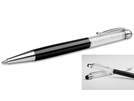 Metalkugelschreiber mit blauschreibenderMine und mit Funktion "Touch Pen".