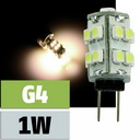 LED-Stiftsockellampe McShine, G412V, 17 SMD LEDs, 55Lm
