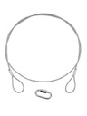 Stahlseil 1400x4mm silber