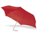 Taschenschirm m. transp. PVC-Etui, Farbe: Rot, Groesse: Ø 98 x 23,5 cm