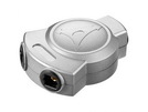 Adapter Toslink (Bu.) - 2 Toslink (Bu.) silver
