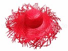 Strohhut Sonnenhut Partyhut Hüte Hut rot