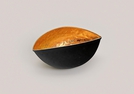 LEUCHTSCHALE SCHWARZ/GOLD METALL 18X11X8CM