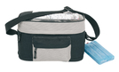 Lenker-Kuehltasche"Bike"600D schwarz/grau, ca. 30 x 15 x 18 cm