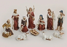 KRIPPEN-FIGUREN-SET PORZ.11-TLG 4-23CM