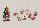 WEIHNACHTSHAENGER HOLZ 8-F.S.8CM