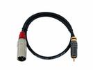 Kabel AC-06R Cinch/XLR (M), 60cm, rot