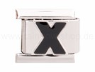 Italian Charm Glieder Armband Buchstaben "X"