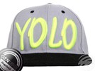 Snapback Basecap Cap Baseballcap Caps YOLO