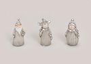 NIKOLAUS/SCHNEEMANN/ELCH KERAMIK 3-F.S.11CM