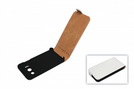 Tasche (Flip Slim) für Huawei Ascend Y300 white