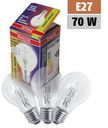Halogen ECO Glühlampe PHILOS A60, E27, 230V, 70W, klar, dimmbar