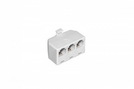 Adapter RJ11 6P4C (St.) - 3x RJ11 6P4C (Bu.) white