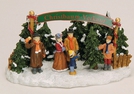 M.-CHRISTBAUM-VERKAUFSSTAND POLY 17X10X10CM