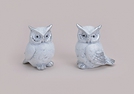 EULE AUS TON WEISS 2-F.S.12X9X13CM