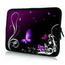 Notebook Sleeve (Neopren) PEDEA 13,3'' / 33,8 cm purple Schmetterling