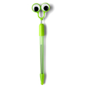 Kugelschreiber 'Big Eyes', Farbe: Hellgruen, Groesse: 4,7 x 21 x 2 cm
