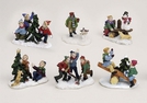 MINIATUR-WEIHNACHTSFIGUREN POLY SORT.6CM