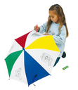 Kinderschirm ,zum Bemalen,"Artist",bunt, Ø69 cm