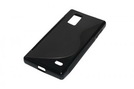 Silicon Case (S-Curve) für LG E975W Optimus GJ black
