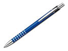 Metallkugelschreiber mit blauschreibender Mine.