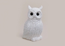 EULE WEISS GLITTER KUNSTST.16CM